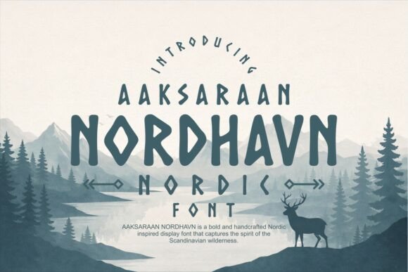 Aaksaraan Nordhavn: A Bold Nordic Display Font