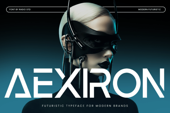 Aexiron: A Futuristic Display Font for Modern Web Design