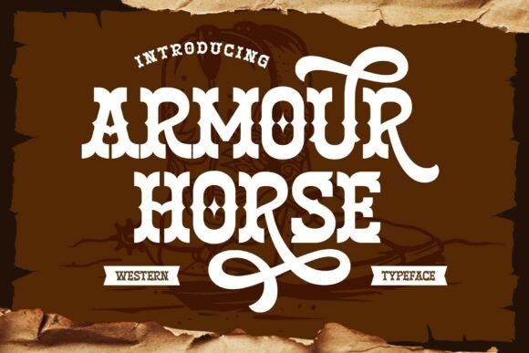 Armour Horse: A Bold Western Display Typeface
