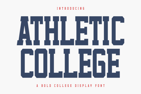 Athletic College: A Bold Typeface for Editorial Impact