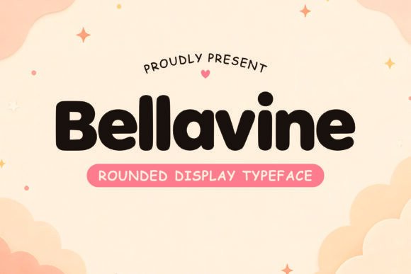Bellavine: The Playful Rounded Display Font for Crafters
