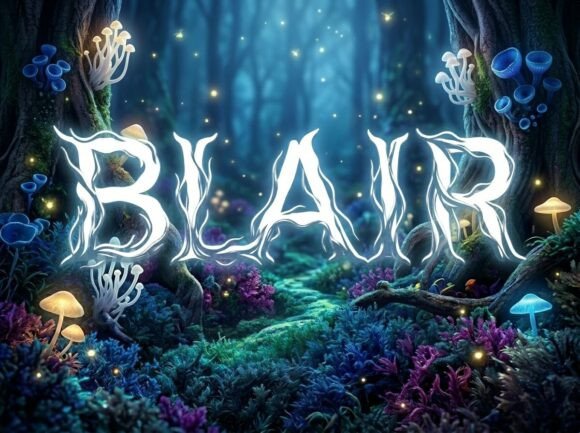 Blair: A Decorative Display Font for Digital Design