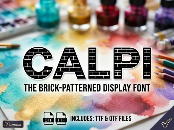 Calpi: A Distinctive Display Font for Editorial Design