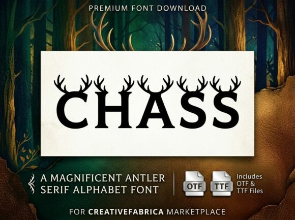 Chass Font for Rustic Craft Branding