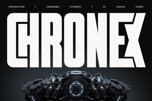 Chronex Typeface for Bold Campaign Visuals