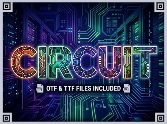 Circuit: A Bold Display Font for Editorial Impact