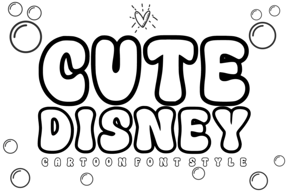 Cute Disney Typeface for Playful Campaigns