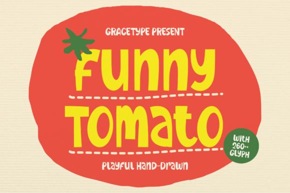 Funny Tomato: A Quirky Display Font for Crafters