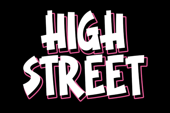 High Street Font for Elegant Editorial Design