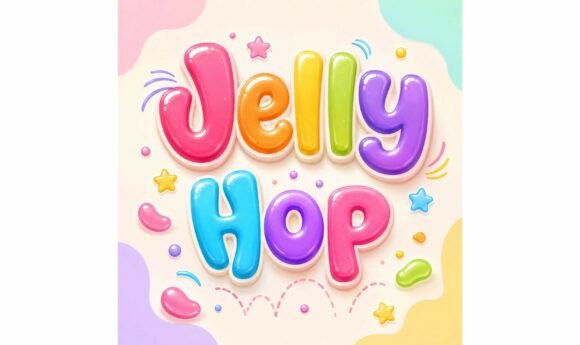Jelly Hop: A Sweet Display Font for Playful Editorial Design