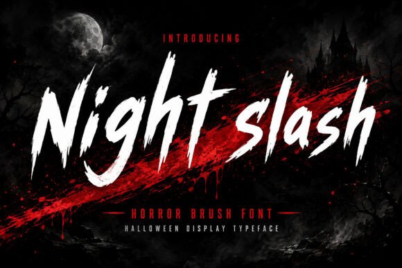 Night Slash Font for Horror Campaigns