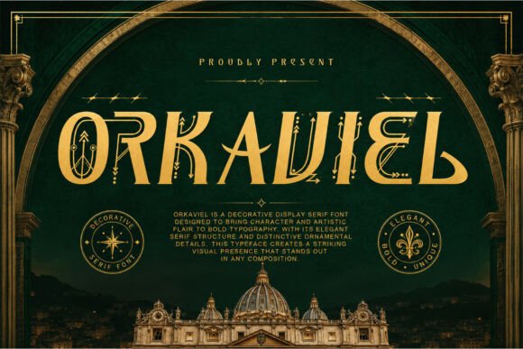 Orkaviel Typeface for Digital Design