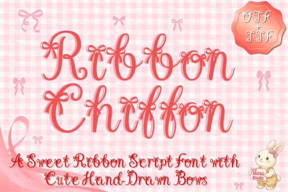 Ribbon Chiffon Font: The Ultimate Coquette Script for Designers