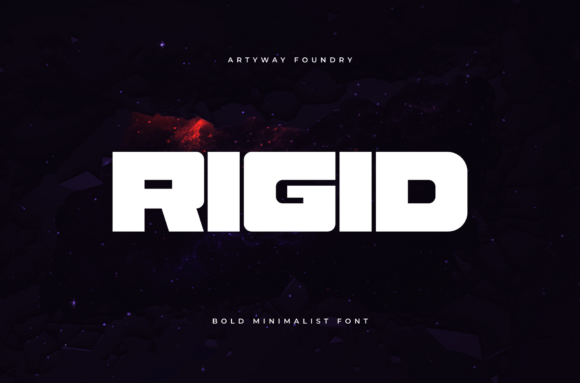 Rigid: A Bold Display Font for Modern Headlines