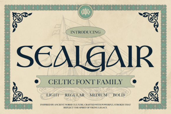 Sealgair Typeface for Bold Business Branding
