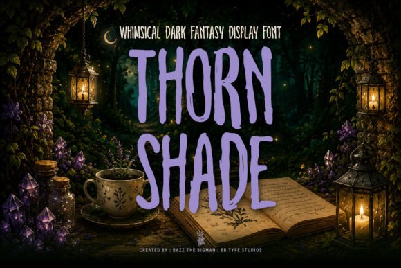 Thorn Shade: A Dark Fantasy Display Font Review